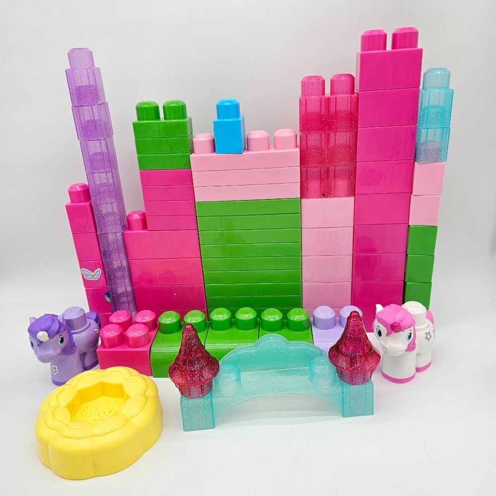 Mega Bloks, My Little Pony, Assorted Colors - 76 Pieces